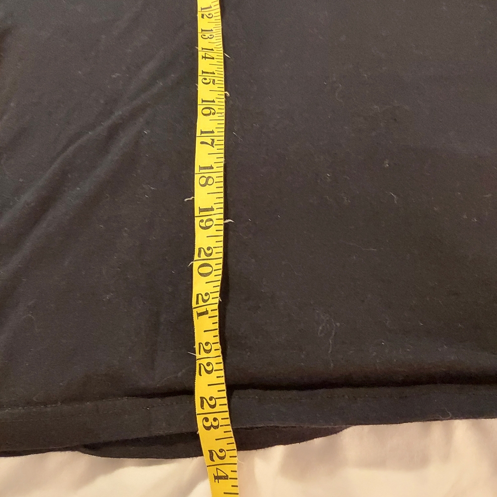 True Religion Black Cotton V-neck T-Shirts with Logo *Set Of 4* - Picture 10 of 10